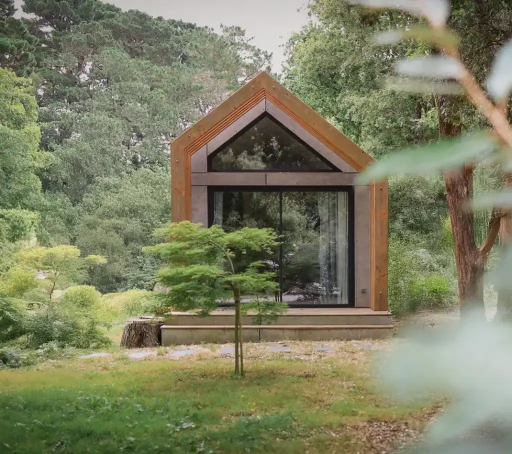 Habitat bois Woodvolum, modèle Tilia, installé dans le Gers par AB Maisons